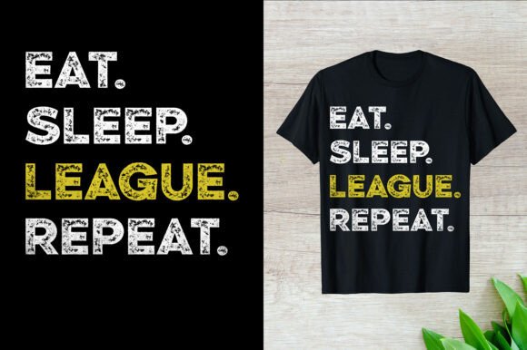 Eat Sleep League Repeat Gaming T-Shirt: Where Gaming Culture Meets Everyday Wear