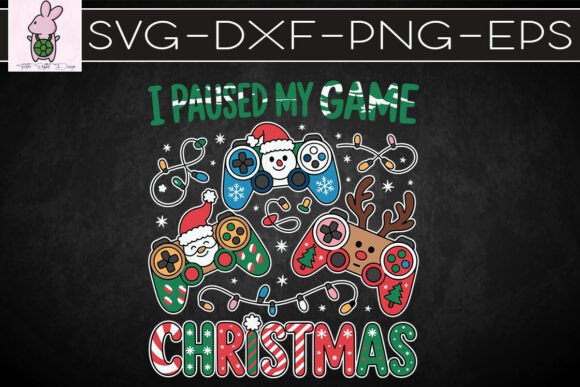 Gamer's Christmas: Festive Gaming SVG