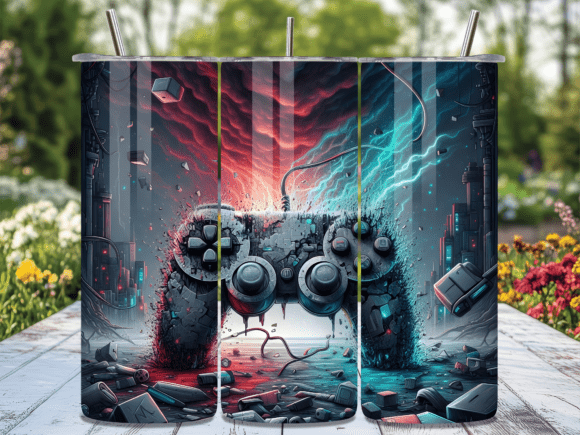 Gaming Controller Battle Tumbler Wrap