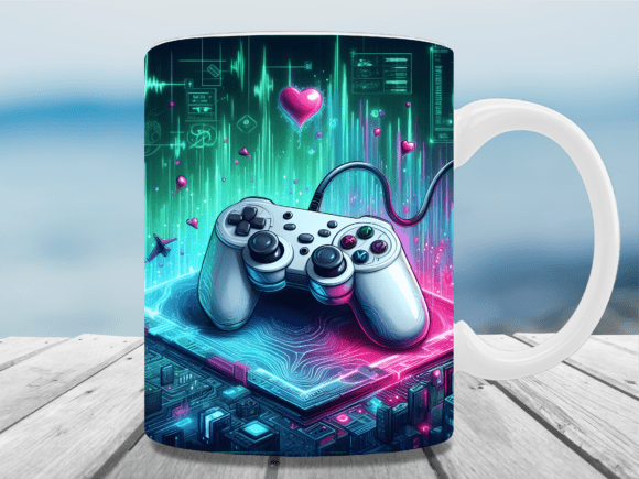 Gaming Controller Neon Vibes Mug Wrap: Essential Tips for Perfect Sublimation
