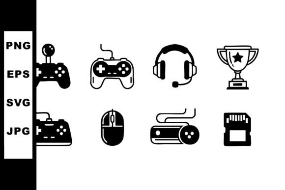 Gaming Icons Set Joystick Controller Mou: A Practical Resource for Modern Gaming Projects