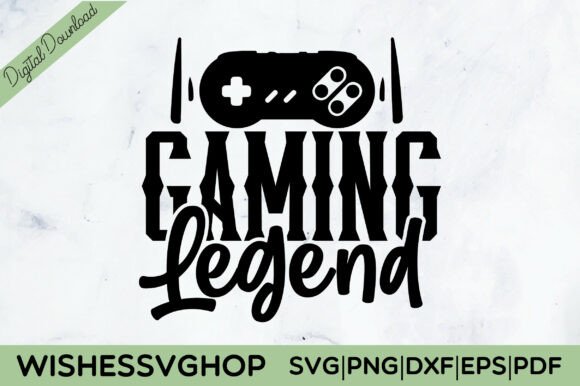 Gaming Legend SVG PNG