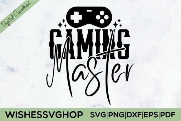Gaming Master SVG PNG: Elevating Creative Projects with Ready-to-Use Digital Designs