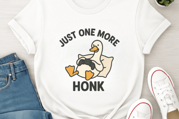Just One More Honk: A Goose Gamer Meme Design