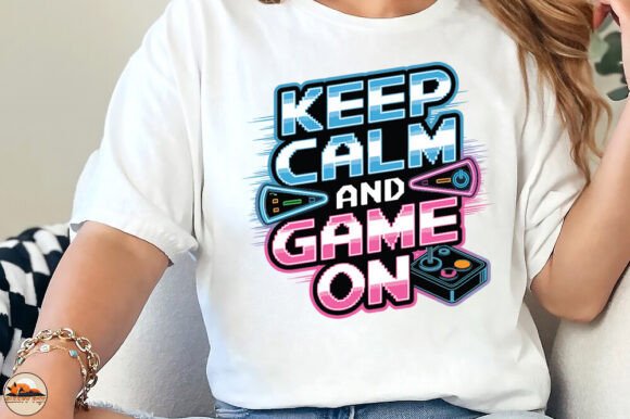 Keep Calm and Game On: Why This Gaming T-Shirt Design Is Resonating with Creators and Entrepreneurs
