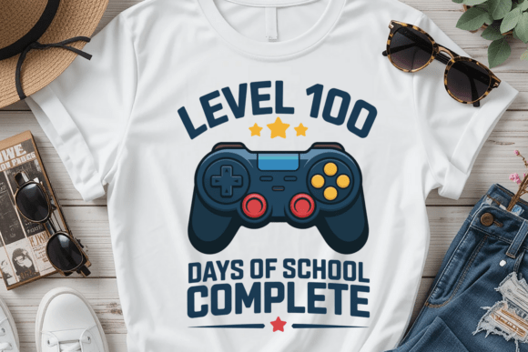 Level 100 Days of School Complete PNG