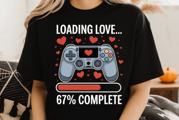 Loading Love Gamer PNG: A Smart Valentine’s Design