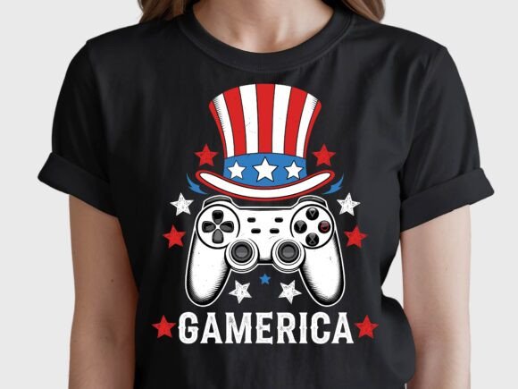 Patriotic Gaming Vintage SVG