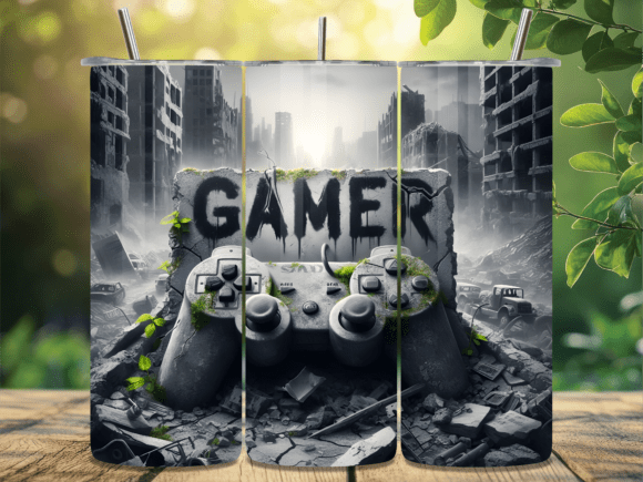 Post-Apocalyptic Gaming Tumbler Wrap for Custom Creations