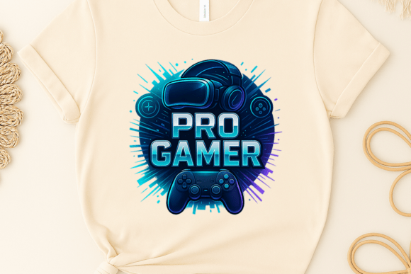 Pro Gamer Gaming Sublimation Clipart PNG: Elevate Your Creative Projects