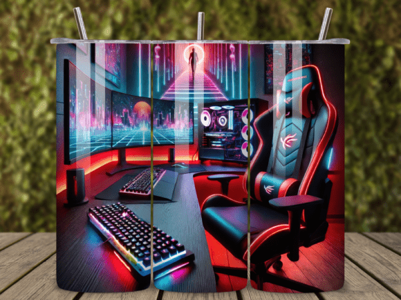 Rgb Video Esports Gaming Tumbler Wrap