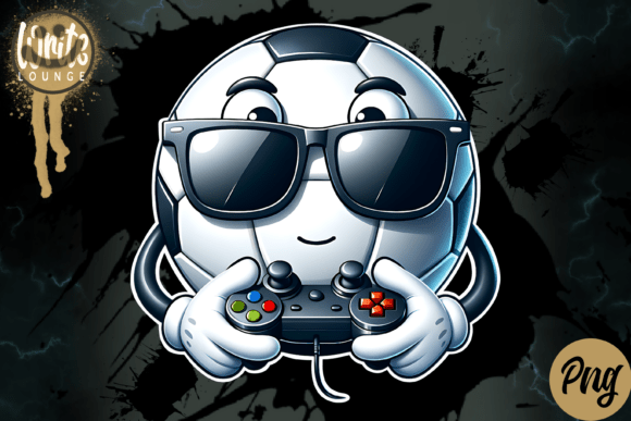 Soccer Gaming Design Assets for Sublimation Projects