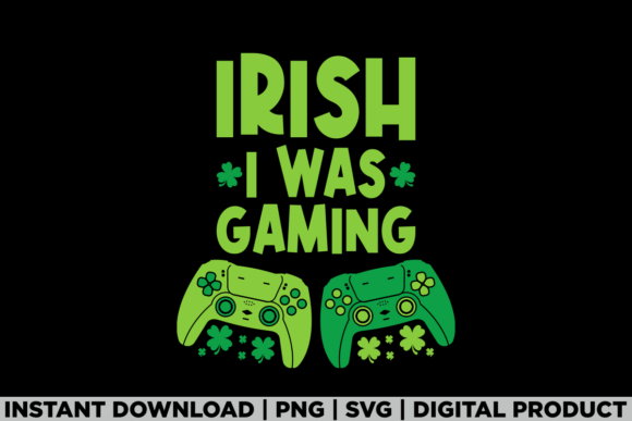 St Patricks Day Gamer Boys Irish Gaming: A Unique Digital Design for Celebrations
