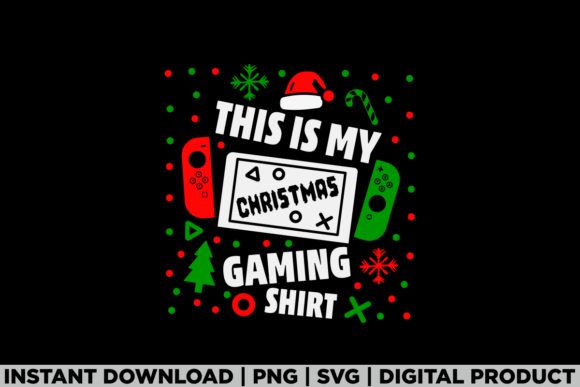 This is My Christmas Gaming Shirt Gamer: A Digital Design Overview