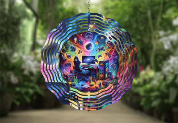 Ultimate Gaming Gamer Room Wind Spinner for Sublimation