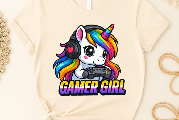 Unicorn Gamer Girl Gaming Clipart Png: A Creative Asset for Modern Digital Entrepreneurs