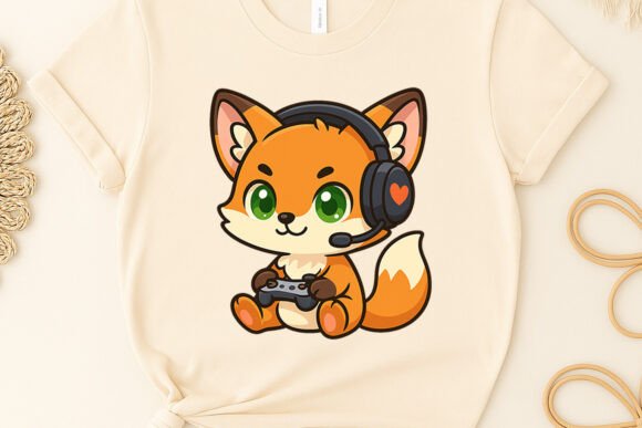 Unlocking Creative Possibilities with Cute Fox Gaming Clipart Sublimation PNG